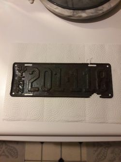 1935 tn licence plate