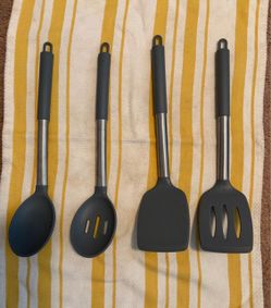 4-Piece Silicone Kitchen Utensil Set