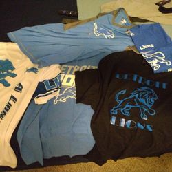 Detroit Lions T-shirts $25,00 Each