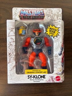 Masters of the Universe Origins Sketchbook Series Sy-Klone Mattel 2025