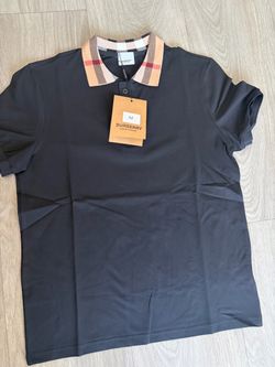 Black Burberry Polo