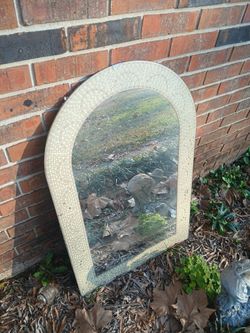 Mosaic Arched Mirror