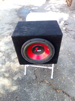 12" sub in box
