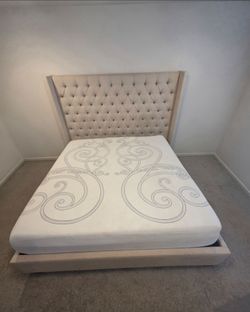 King (Easter) Bed Frame and Memory Mattress