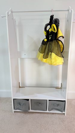Kids Dress Up Rack Organizer  Costume Storage