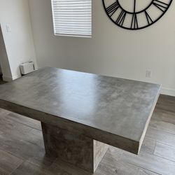 Cb2 Concrete Dining Table 