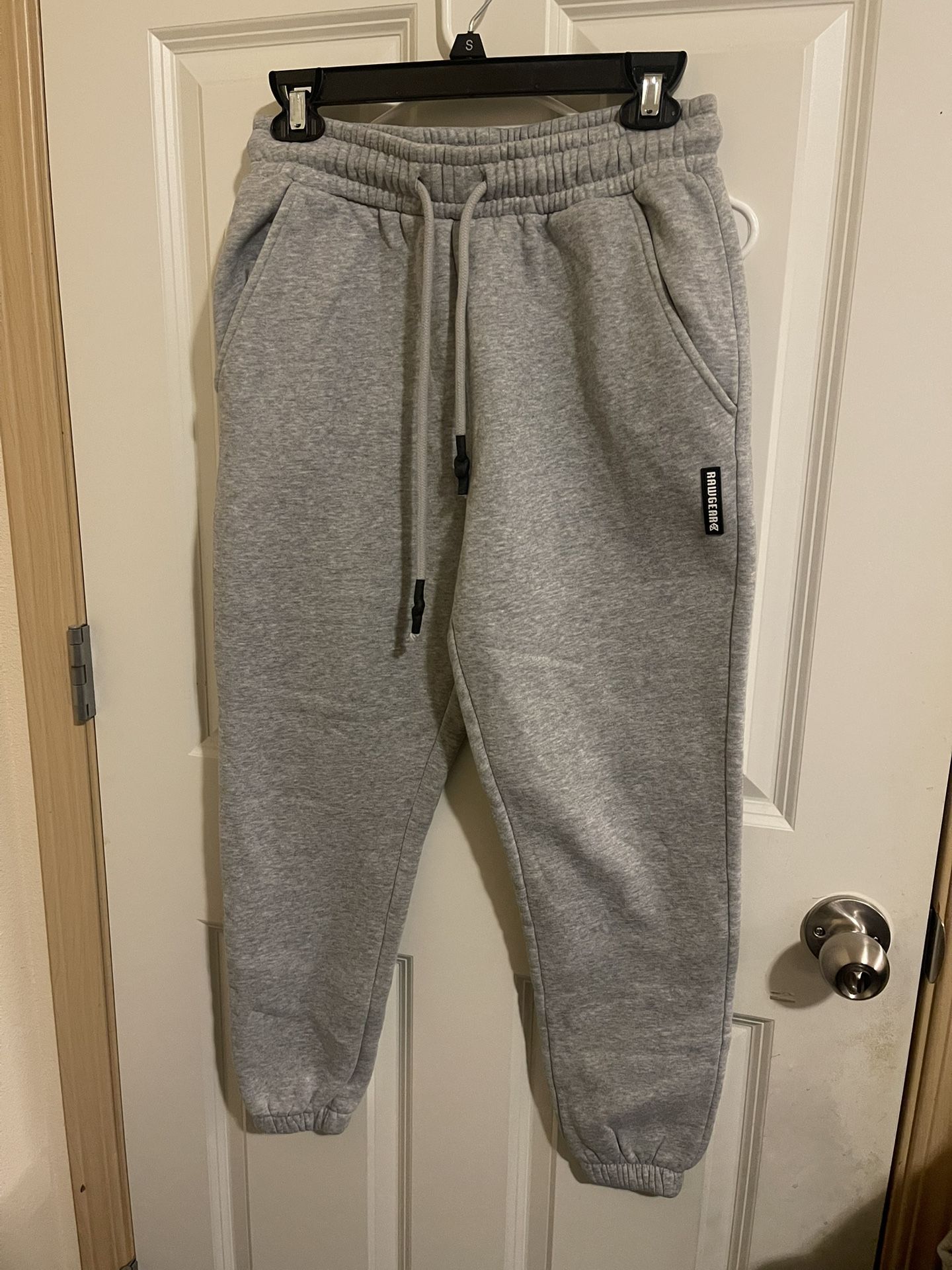 RAWGEAR Men’s Gray Joggers (SMALL)