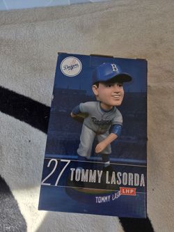 Tommy Lasorda 27 LHP Bobblehead LA Los Angeles Dodgers 2014 NEW IN BOX NIB