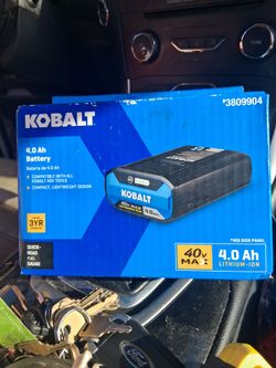Kobalt 40V Max 4.0Ah Lithium-Ion Battery