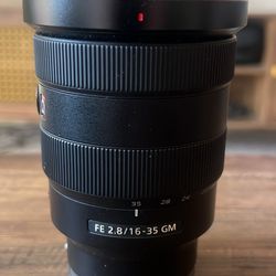 Sony FE 16–35mm f/2.8 G Master (Mark I) – Excellent Condition
