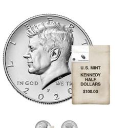 2020 p,d Kennedy Half Dollar 