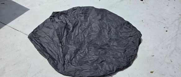 Round Patio Table Cover Outdoor Furniture Waterproof 76" Dia
