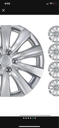 Premium hubcaps $15 a set of four NEW /COPAS PARA AUTO NUEVOS