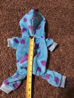 Sully XS And XL Dog Pajamas 