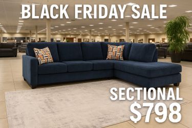 Sectional In Stock For Fast Delivery $54 Down No Credit Needed Financing