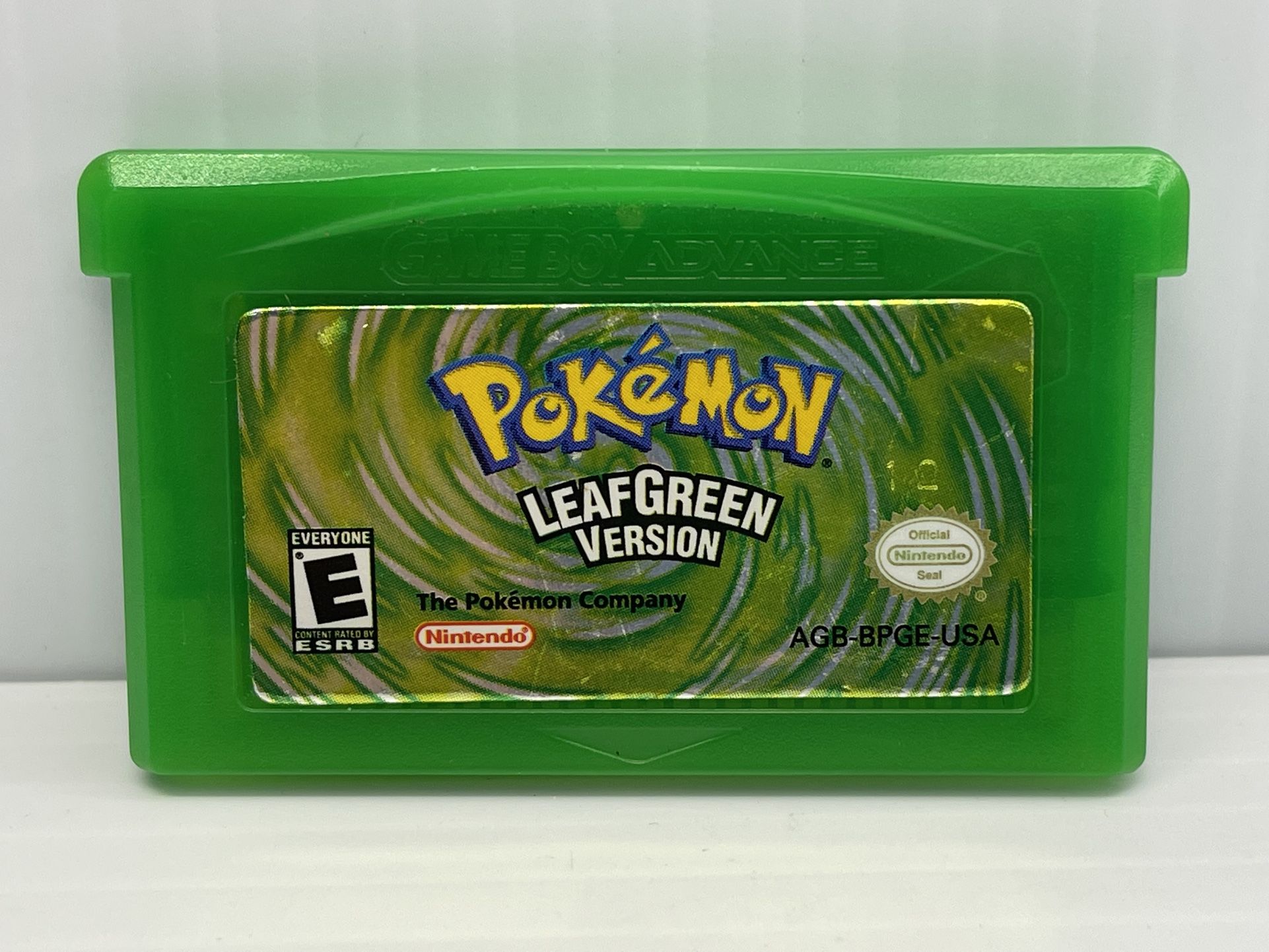 Pokémon Leaf Green Game Boy Advance SP Authentic