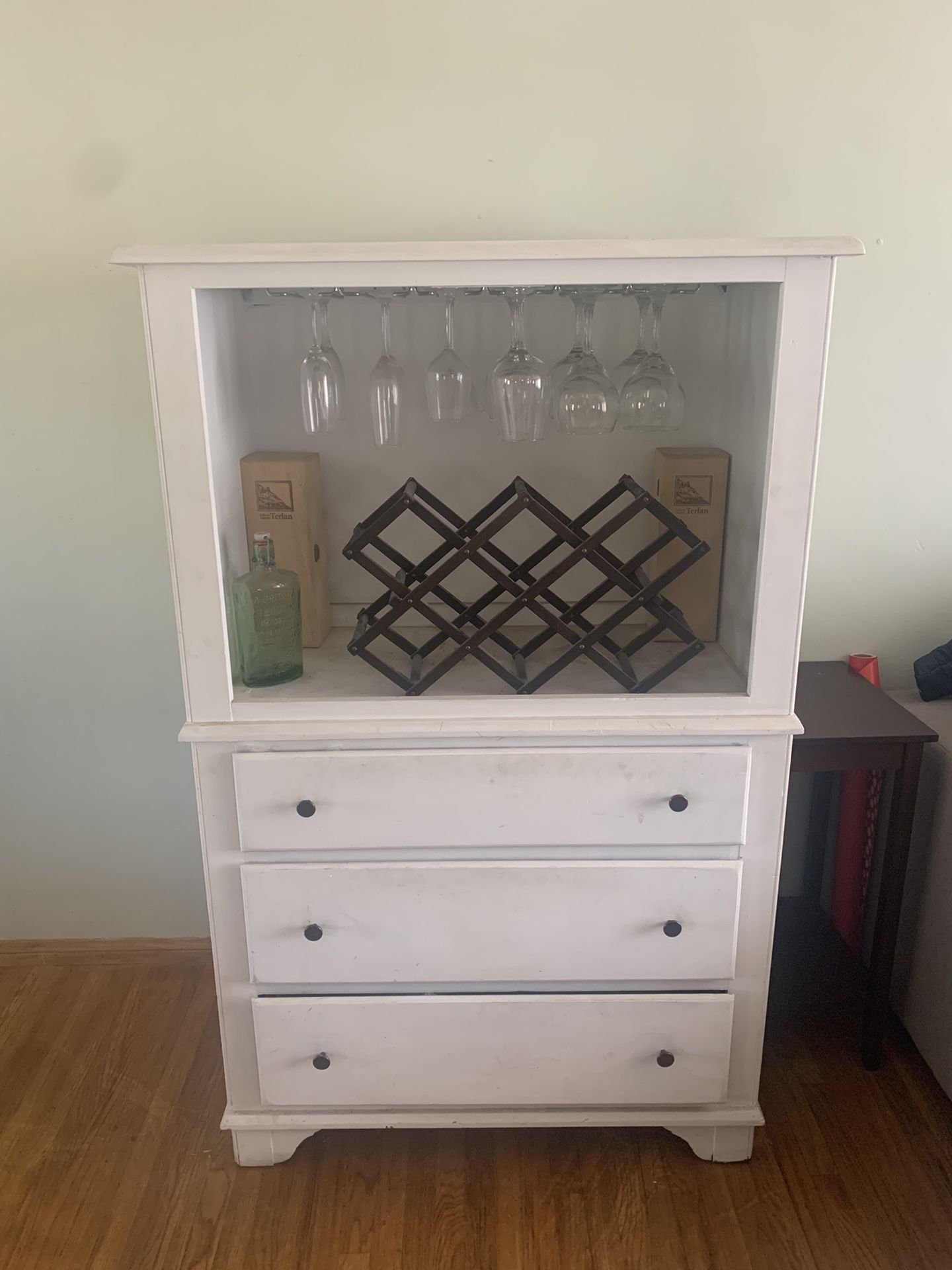 Wine Hutch W/ Stemware Rack