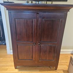 Indonesian Armoire Solid Wood. Entertainment Center
