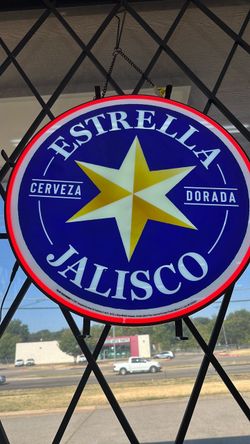 Estrella Jalisco Light Up Sign