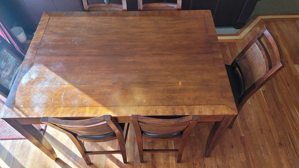 8 Counter Height Chairs + Kitchen Dining Table (see description)