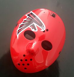 ATL FALCONS/GAME FACE MASK MEMORABILIA 4 UR MAN CAVE AUTO-TAILGATING-PEP RALLYS-VIDEOGAMING-TAILGAITING-GIFT/ANNIVERSARIES- CAR CLUB/BIKE CLUBS