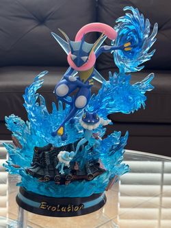 Pokemon Greninja Evolution Statue 1/6 Scale Luminous