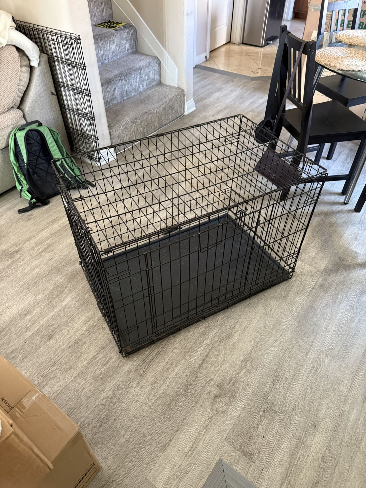 36” Double Door Folding Crate