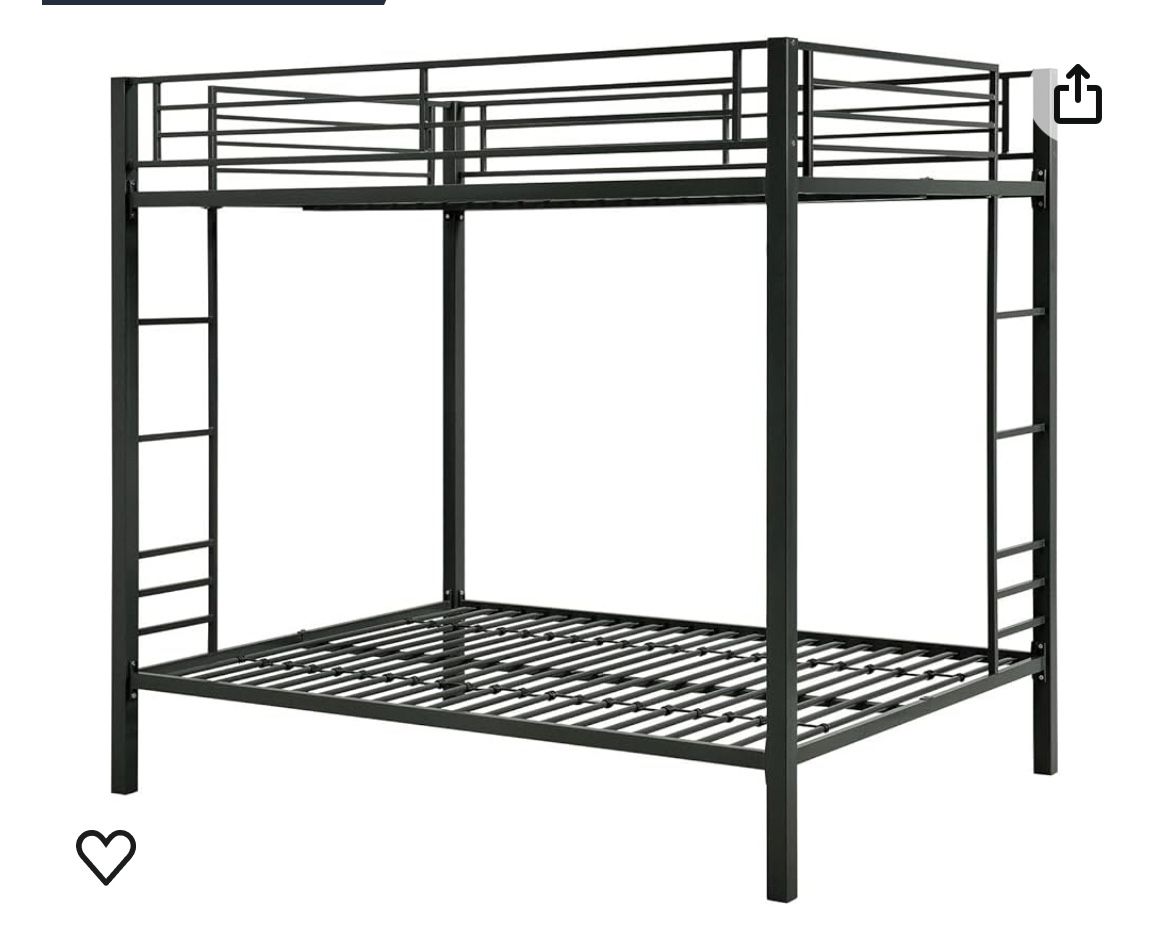 Ful Over Full Metal Bunk Bed 