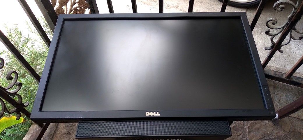 DELL 24.5"-Inch With Audio Sound Bar Speaker