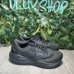 Brooks Mens Adrenaline GTS 24 1104371D020 Black Running Shoes Sneakers Size 8 D