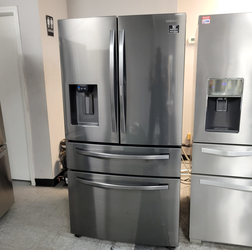 Samsung 4‑Door French Door Fridge – Stainless, Water & Ice