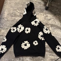 Brand New Black And White Denim Tears Hoodie