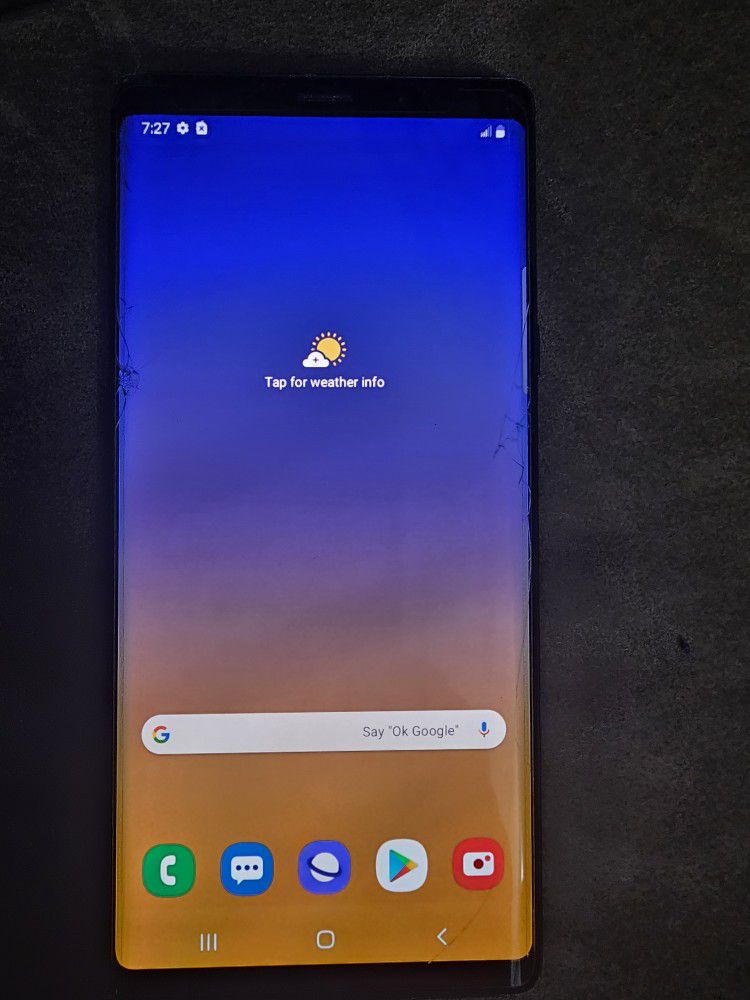 Samsung Galaxy Note 9 128gb 6gb  Model Sm-N960u1 It Was Active On Metro Pcs  Charrge With A Wireless Charger Only $100 Firm