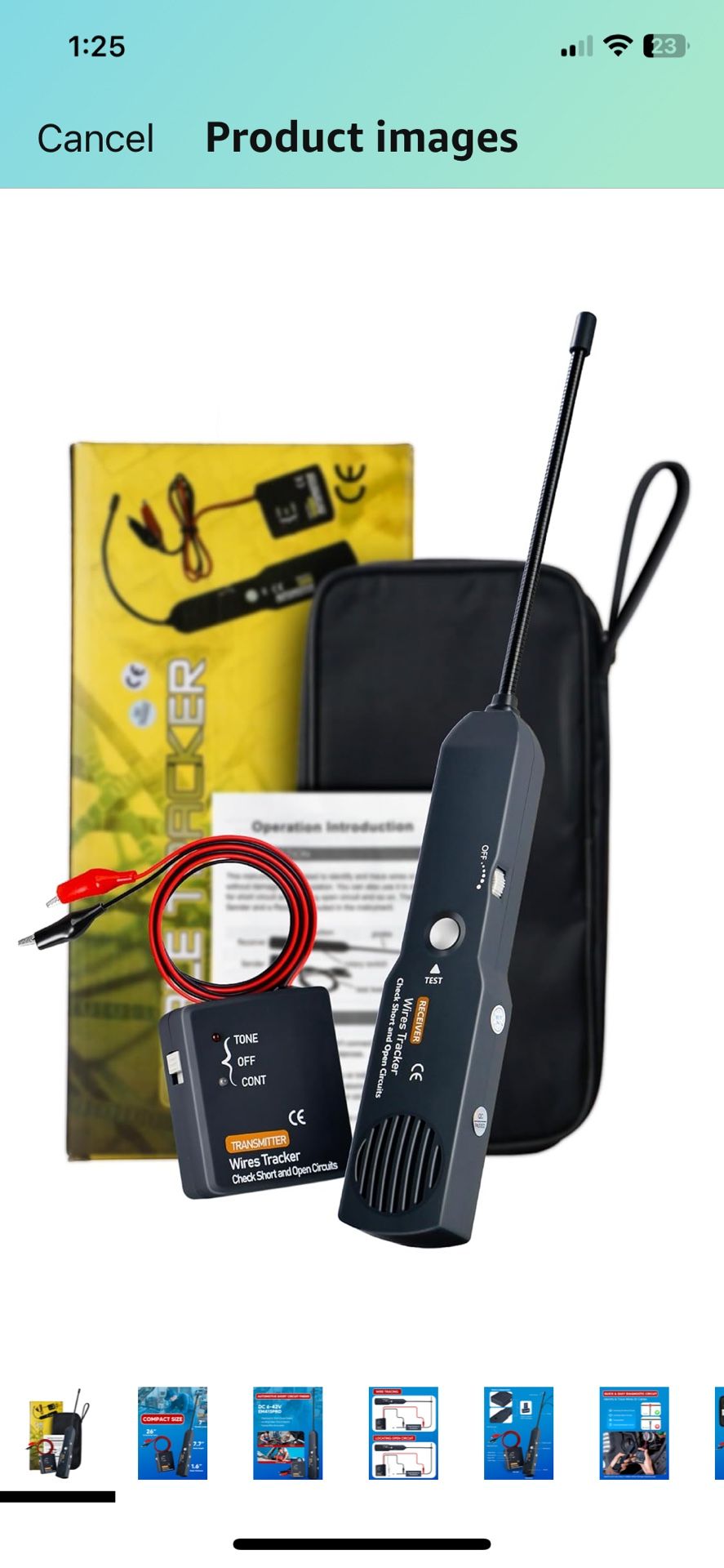 Circuit Tracer, Automotive Short Circuit Finder, Wire Tracer, Automotive Short and Open Finder Repair Tool EM415PRO DC 6-42V