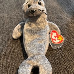 Slippery The Seal TY Beanie Babies 1999 collectible stuffed plush toy