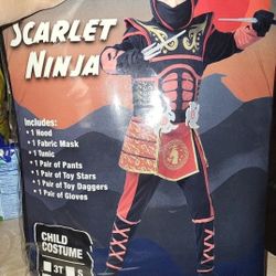 New! 7pc. Scarlett Ninja M(8-10)