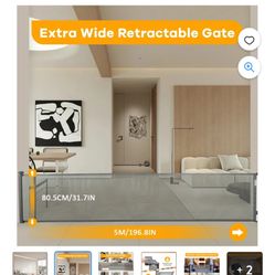 BRAND NEW Retractable Gate!