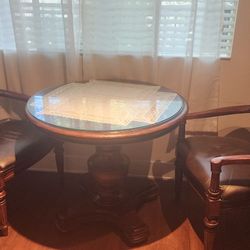 3 Piece Round Dining Table