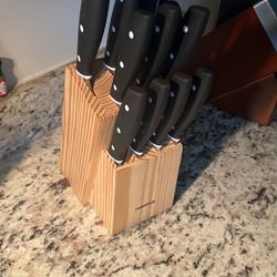 Knife Set  With Block