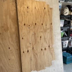 4 Sheets of Plywood For Sale