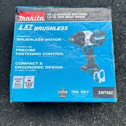 Makita Lxt 1/2 Impact Wrench 