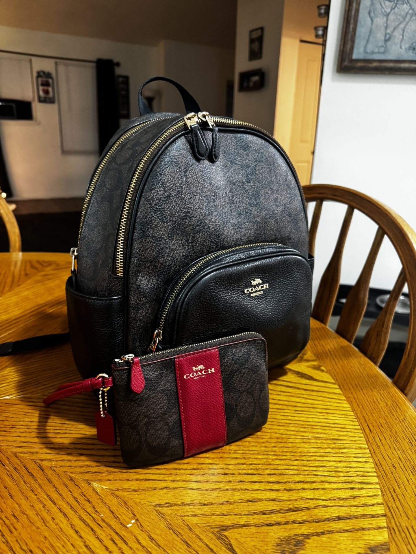 Coach Backpack & Wallet