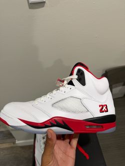 Fire Red 5 Retro Size 11.5