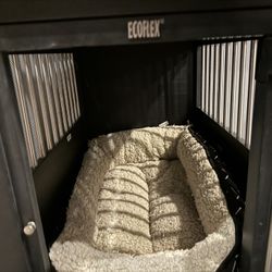 New Age Pet ecoFlex Single Door Furniture style dog crate &End table ,Espresso 29 inch 