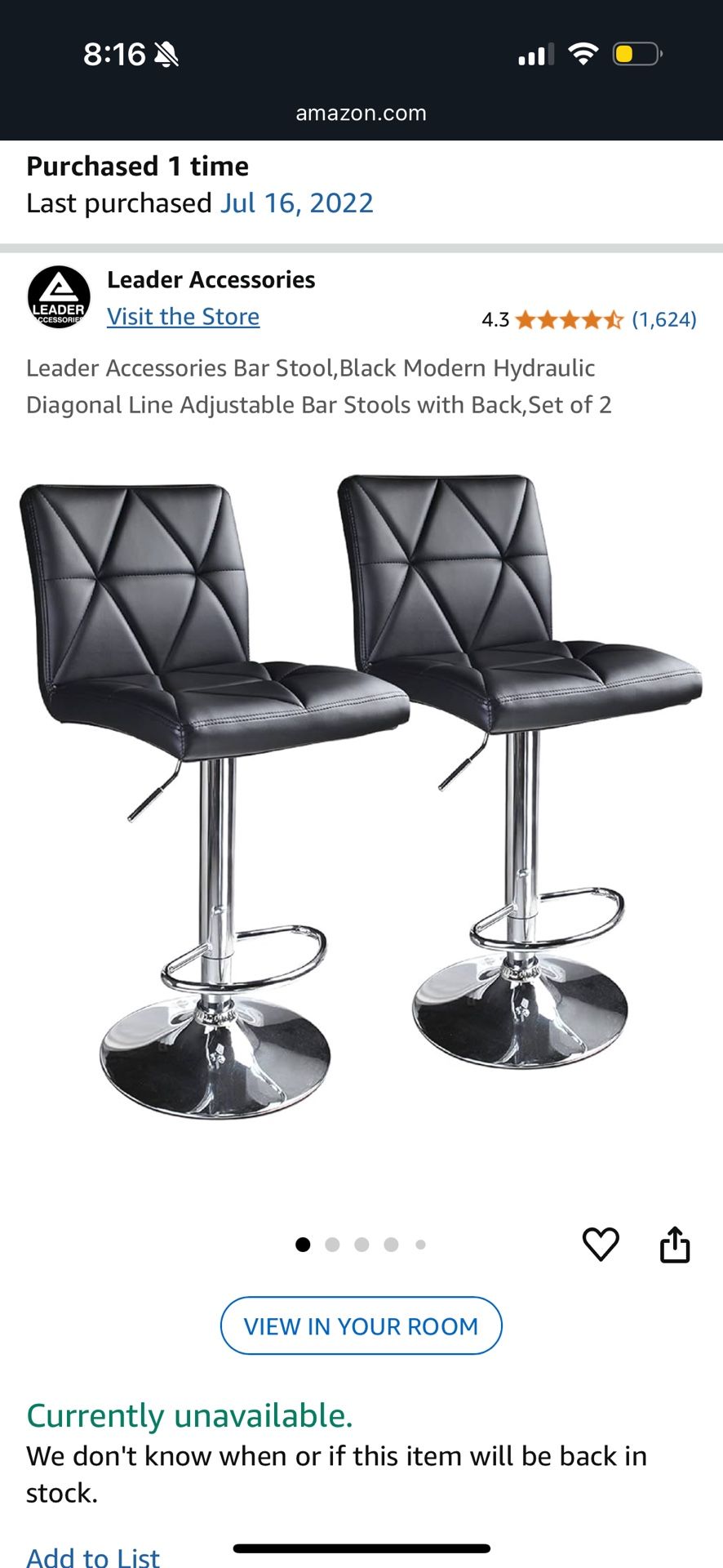 Black Bar Stools