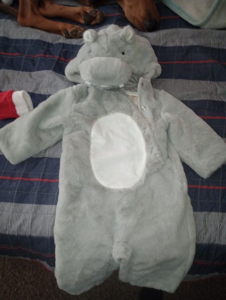 Pottery Barn Kids Hippo Costume 6-12 Months