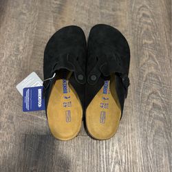 Birkenstock Boston Black Clogs Size 42
