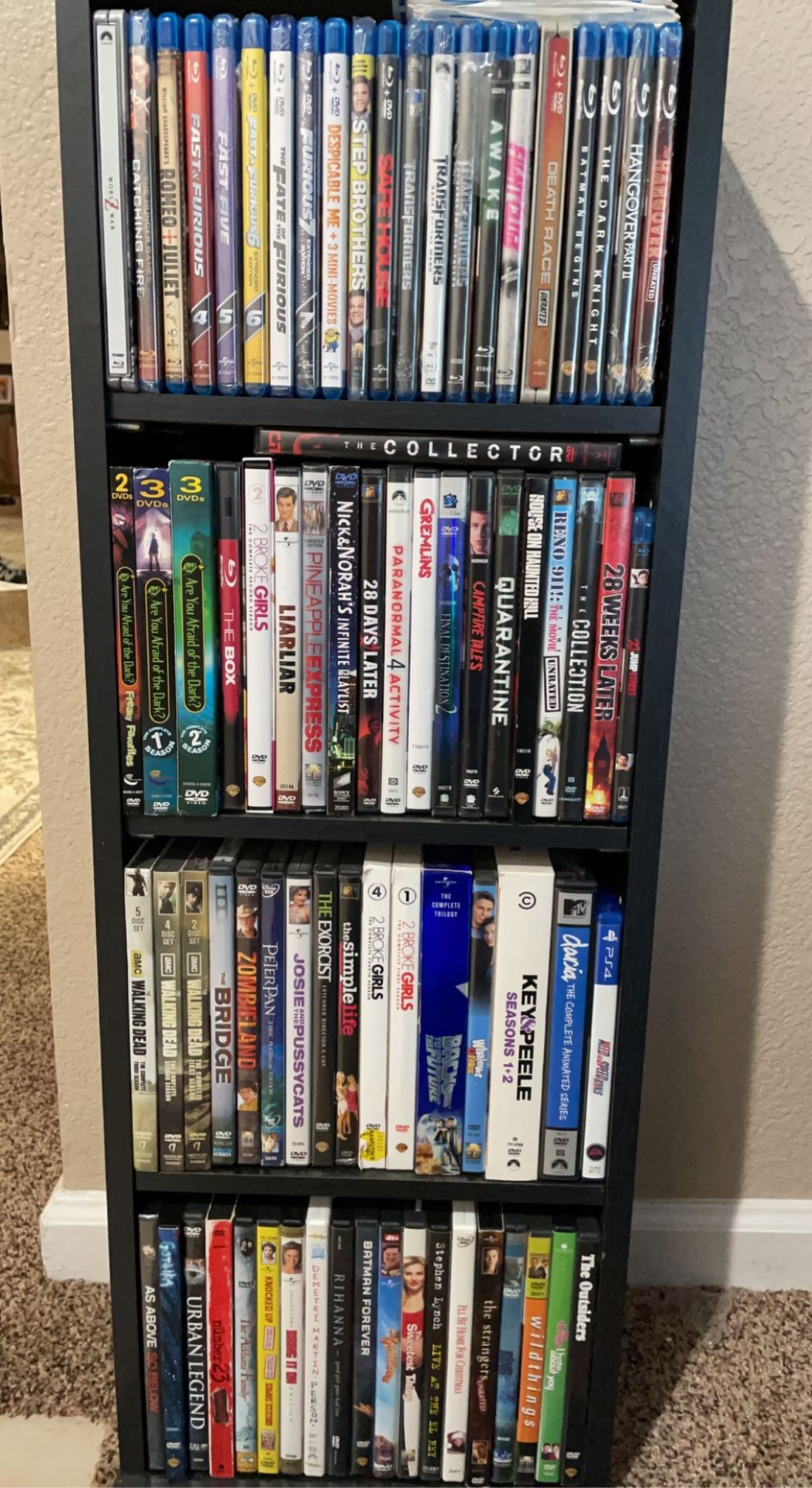 DVDs & Blu Ray movies