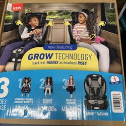 Graco Nautilus SnugLock Grow Henry 3-in-1 Car Seat - Tan