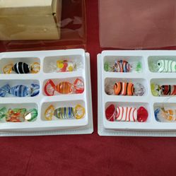 Collectibles.Venezia Crystal Candy, Vintage, 12 pieces, Never Used.Original Box